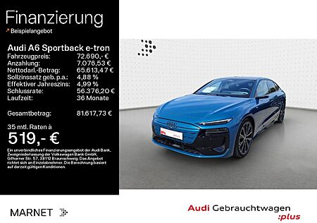 Audi A6 e-tron A6 Sportback e-tron edition one blue performance