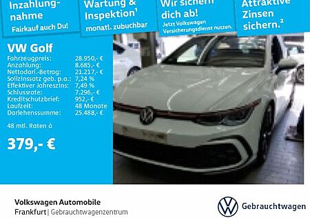 VW Golf Volkswagen VIII 2.0 TSI DSG GTI Navi IQ.Light DAB+ Fro