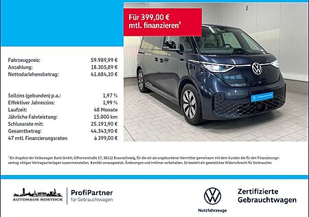 VW ID.BUZZ Volkswagen Pro lang 86 kWh AHK ACC NAVI RFK