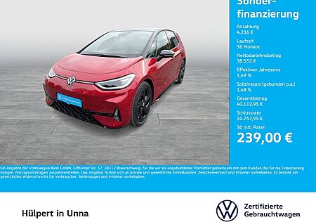 VW ID.3 Volkswagen GTX PERFORMANCE WÄRMEPUMPE PANO CAM ACC 20Z