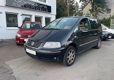 VW Sharan Volkswagen Highline V6*AUTOMATIK*AHK*TEILLEDER*NAVI