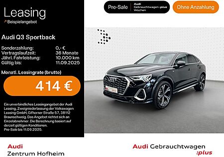 Audi Q3 Sportback 40 TFSI qu S line S tro*Sonos*Pano*