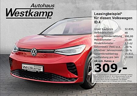 VW ID.4 Volkswagen GTX 4MOTION Sportpaket IQ-Light Navi Abstan