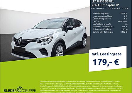 Renault Captur gebraucht kaufen Renault Captur BUSINESS EDITION BLUE dCi 115 EDC