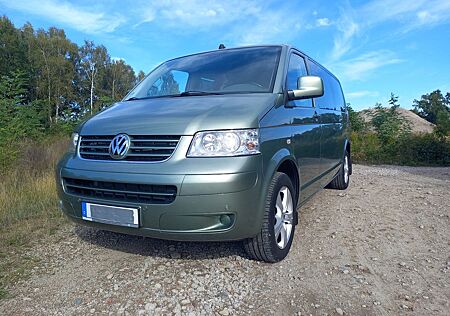 VW T5 Caravelle Volkswagen lang,9 Sitzer,Klima,Leder Alcantara