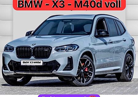 BMW X3 M40 AHK, PANO, HUD, ACC, AVA, 360 Kam, GARAGE