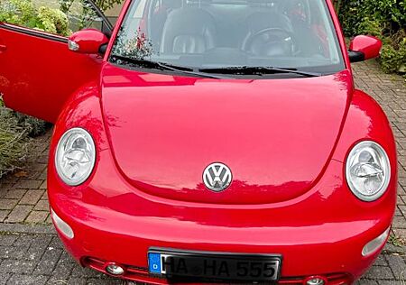 VW Beetle Volkswagen Roter im gepflegten Zustand