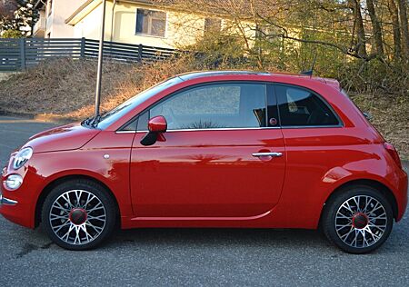 Fiat 500 Red-KLIMA NAVI-PDC-TEMPOMAT-PANORAMA