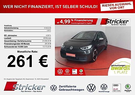 VW ID.3 Volkswagen 1st Max 150/58 261,-ohne Anzahlung ACC Pano