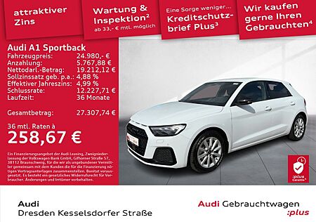 Audi A1 gebraucht kaufen Audi A1 Sportback 30 TFSI advanced PDC GRA LED Navi