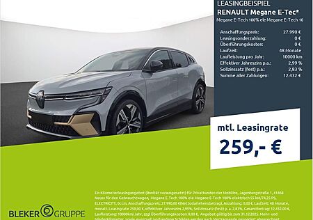 Renault Megane h 100% ele E-Tech 100% elektrisch