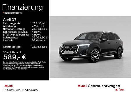 Audi Q7 55 TFSI qu 2x S line tip*B&O*HUD*Pano*Standh*