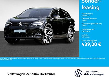 VW ID.4 Volkswagen GTX 4X4 WÄRMEPUMPE PANO AHK 360CAM ACC LM21