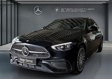Mercedes-Benz C 300 +AMG+Night+MBUX+Distronic+PANO+KAMERA+AHK