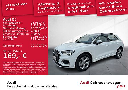 Audi Q3 35 TFSI advanced LED Navi AHZV GRA S tronic