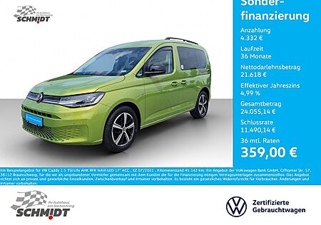 VW Caddy Volkswagen 1.5 TSI Life AHK RFK NAVI LED 17" ACC