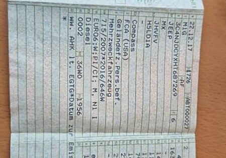 Jeep Compass gebraucht kaufen Jeep Compass 2.0 MultiJet 103kW Limited 4x4 Auto ...