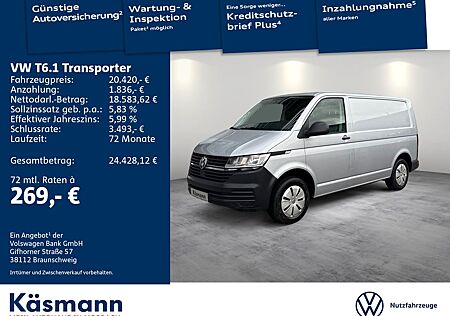 VW T6 Transporter Volkswagen T6.1 Transporter Kasten 2.0TDI KLIMA PDC SHZ