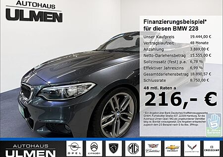 BMW 228 gebraucht kaufen BMW 228 i Cabrio M-Paket Navi Voll-Leder LED-Schein