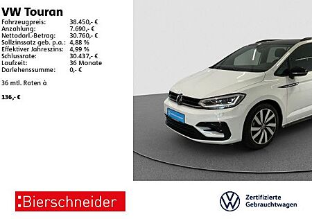 VW Touran Volkswagen 1.5 TSI DSG R-Line Black 7SITZE AHK PANO