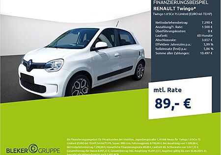 Renault Twingo 1.0 SCe 75 Limited (EURO 6d-TEMP)