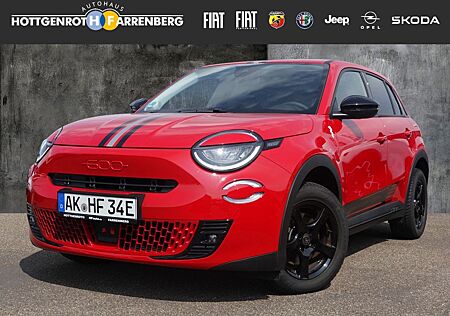 Fiat 600 RED Soundsystem LED Apple CarPlay Android Au