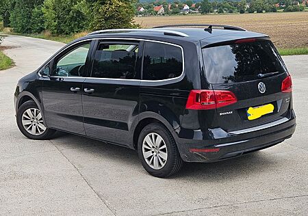 VW Sharan Volkswagen 2.0 TDI DSG BlueMotion Tech Highline ...