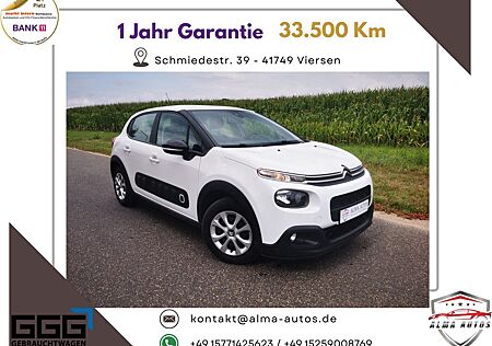 Citroën C3 1.2 Benzin *1 Jahr Garantie *TÜV NEU *33k km