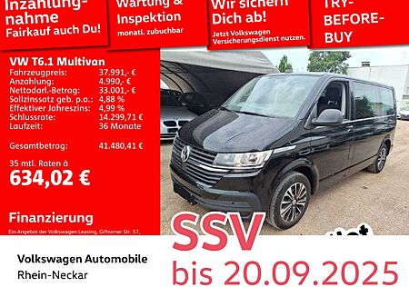 VW T6 Multivan Volkswagen T6.1 Multivan 2.0 TDI Family AHK Tisch Klima uvm