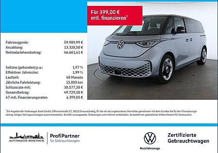 VW ID.BUZZ Volkswagen Pro lang 86kWh AHK MATRIX-LED RFK