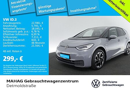 VW ID.3 Volkswagen Pro Performance CCS Navi LED Kamera Automat
