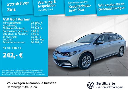 VW Golf Volkswagen VIII Variant Life 1.0 TSI LED NAVI TRAVEL