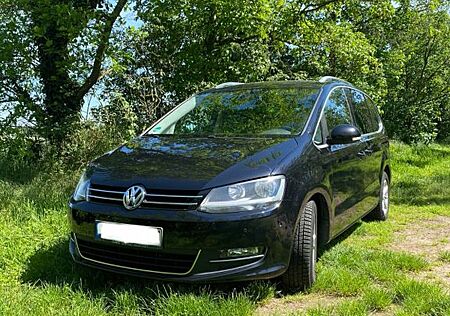 VW Sharan Volkswagen 2.0 TDI DSG BlueMotion Tech Highline ...