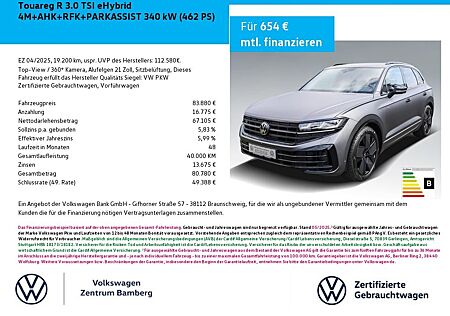 VW Touareg Volkswagen R 3.0 TSI eHybrid 4M+AHK+RFK+PARKASSIST