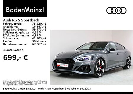 Audi RS5 RS 5 Sportback Competition Pano Matrix 360° ACC