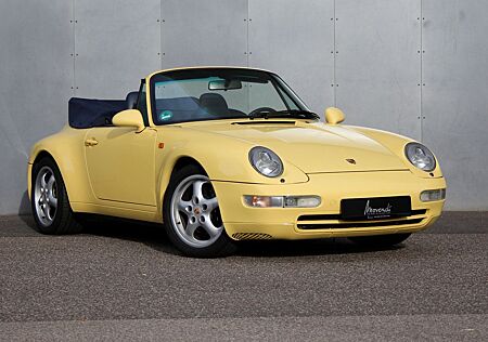 Porsche 993 Carrera Cabriolet, Handschalter,Leder blau