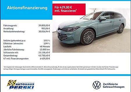 VW Passat Variant Volkswagen 2.0 TDI Elegance DSG (Neues Model