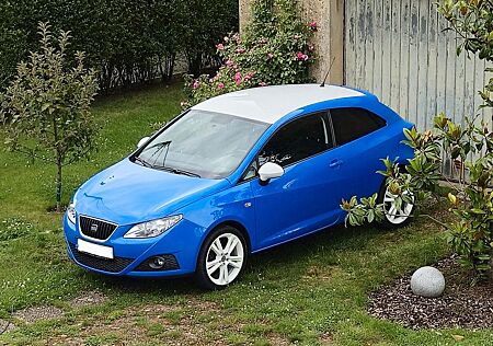 Seat Ibiza SC 1.4 16V CE Galia Blau/Felge Weiß Co...