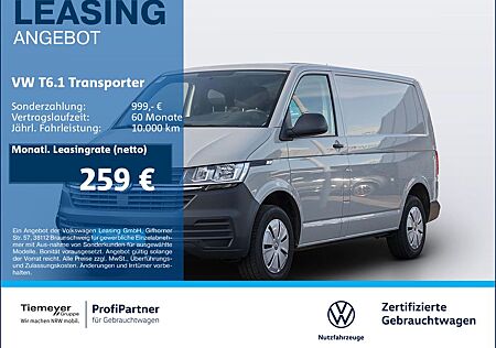 VW T6 Transporter Volkswagen T6.1 Kasten 3-SITZE ALLWETTER KLIMA PDC