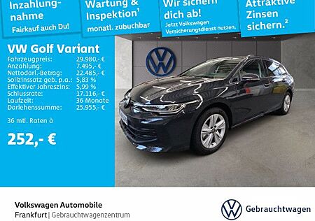 VW Golf Volkswagen VIII Variant 1.5 TSI Navi LED DAB+ FrontAss