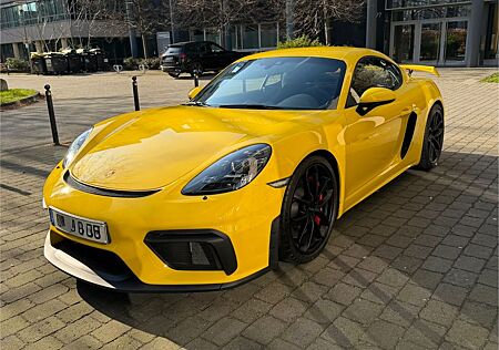 Porsche Cayman 718 GT4 |Racinggelb|Approved|1. Hand