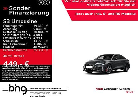 Audi S3 Limousine TFSI quattro S tronic MatrixLED HUD