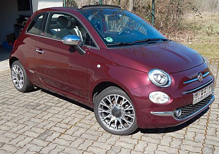 Fiat 500C Cabrio Sondermodell Teilleder Chrompaket