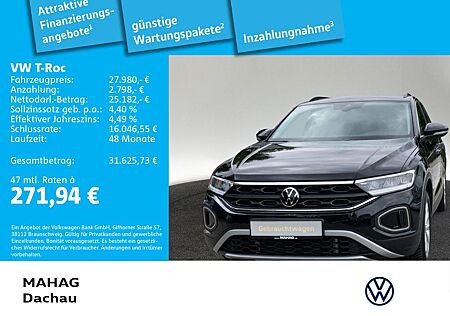 VW T-Roc Volkswagen Life 1.5 TSI AHK LED Navi ParkAssist RearV