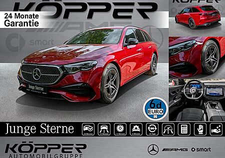 Mercedes-Benz E 220 d T AMG Advanced PLUS AHK Night Red Digi L