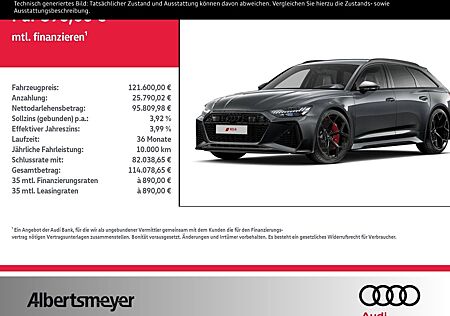 Audi RS6 RS 6 Avant 463 KW PERFORMANCE+B&O+STANDH+MATRIX