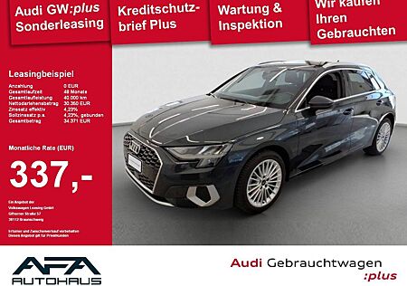Audi A3 Sportback 35 TFSI Adv. S tr. AHK*Smart.Int*GR