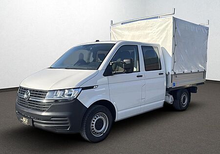 VW T6 Transporter Volkswagen T6.1 DoKa Pritsche+Plane 4Motion StHz Navi AHK