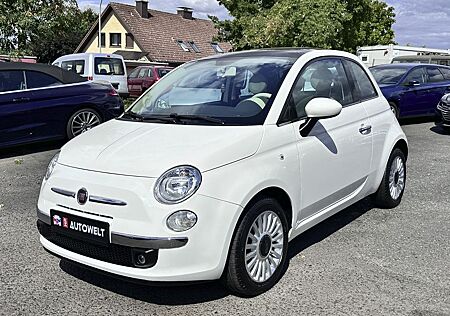 Fiat 500 Lounge Klima Pano 1.Hand 8-Fach Bereift