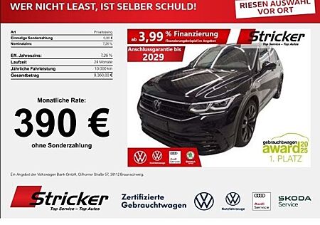 VW Tiguan Volkswagen R-Line Black Style 2.0TDI DSG 390,-ohne A